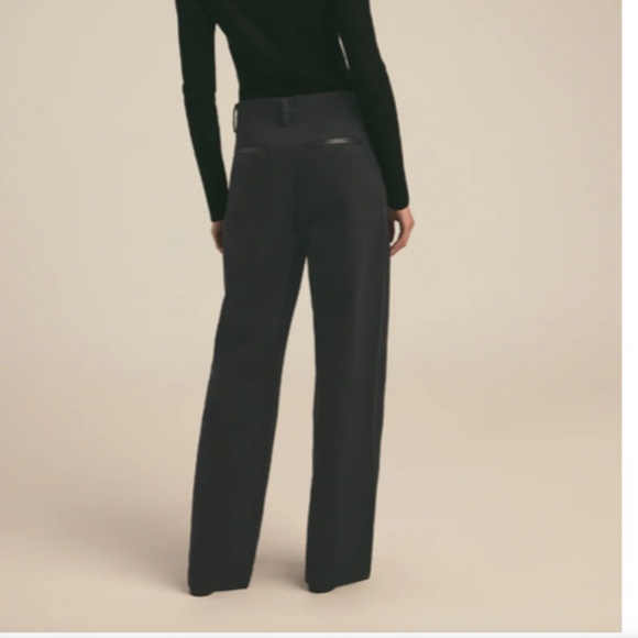 new Favorite Daughter Jeans The Taylor Trouser NORWAY black jeans Sz 24 - Picture 3 of 16